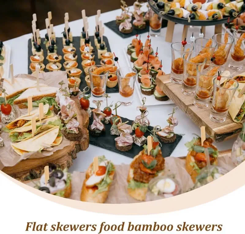 Personalized Bamboo Skewers: Perfect for Kebab, Steak, and More