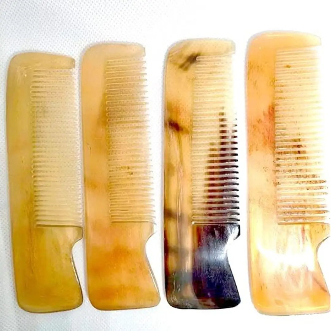 Handmade Antique Quality Natural Horn Comb Super Comb for Hair Beard Buffalo Ox Horn Polished Technique Wholesale Hot Selling