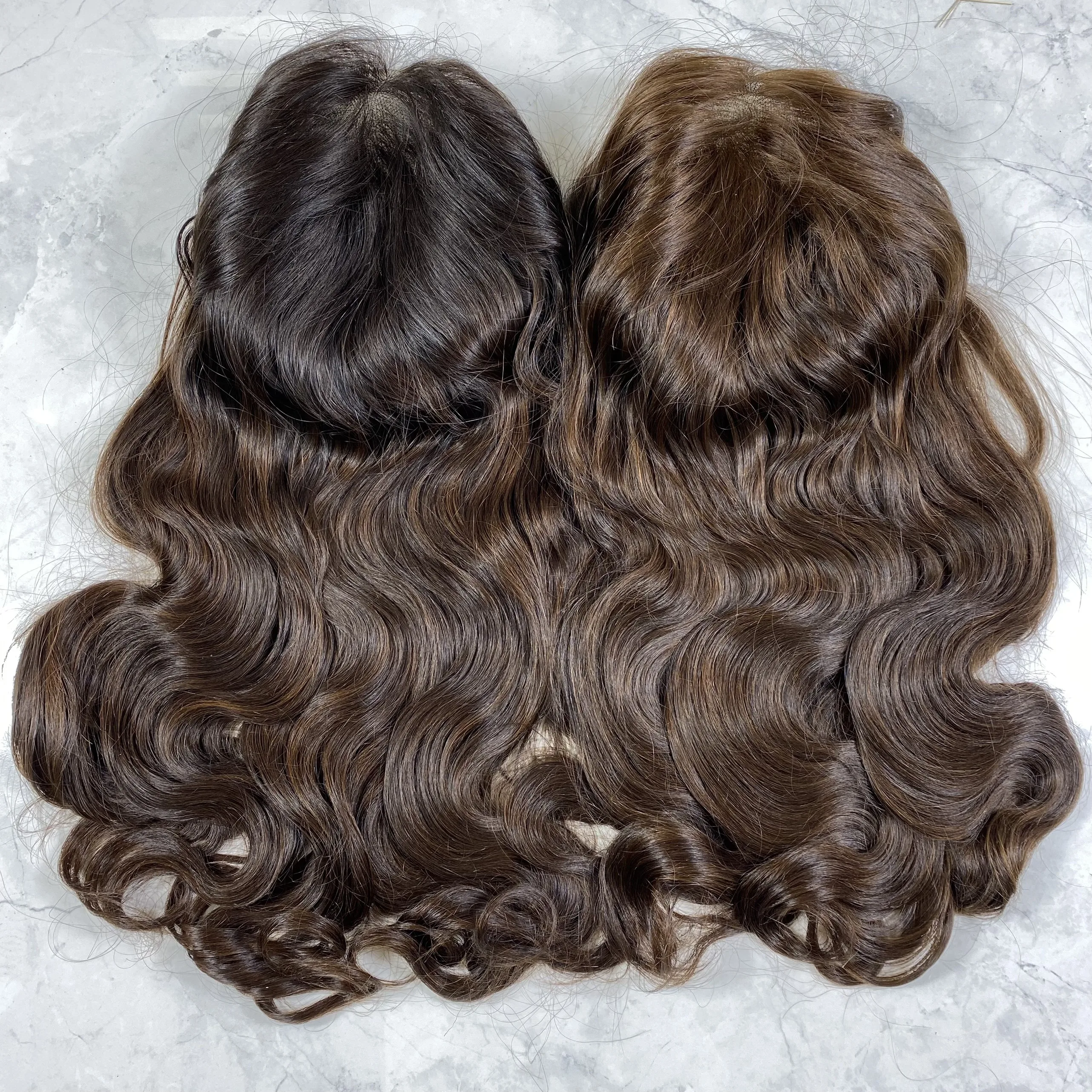 Pixie Curly Deep wave Bone straight Wigs product one cut raw vietnamese hair Human Hair wefts skin bundles Vietnam quality