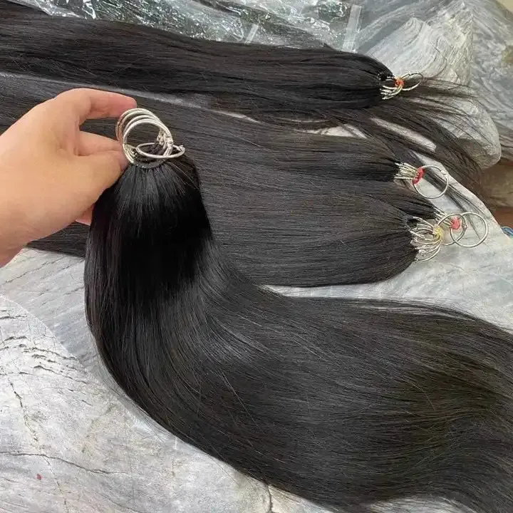 40/50/60/70/80cm length High quality Raw Vietnamese Human Hair Extension