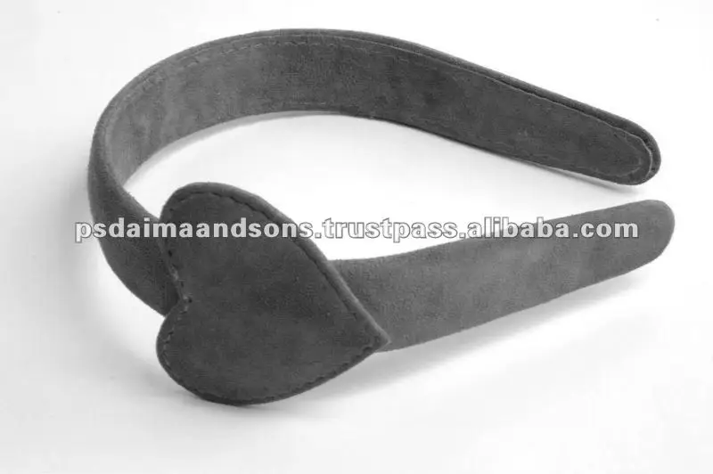 New Design Multi Colour Modern Style Fashionable Leather Headband Hair Band With Rivets For Women Girls Indoor Outdoor Use