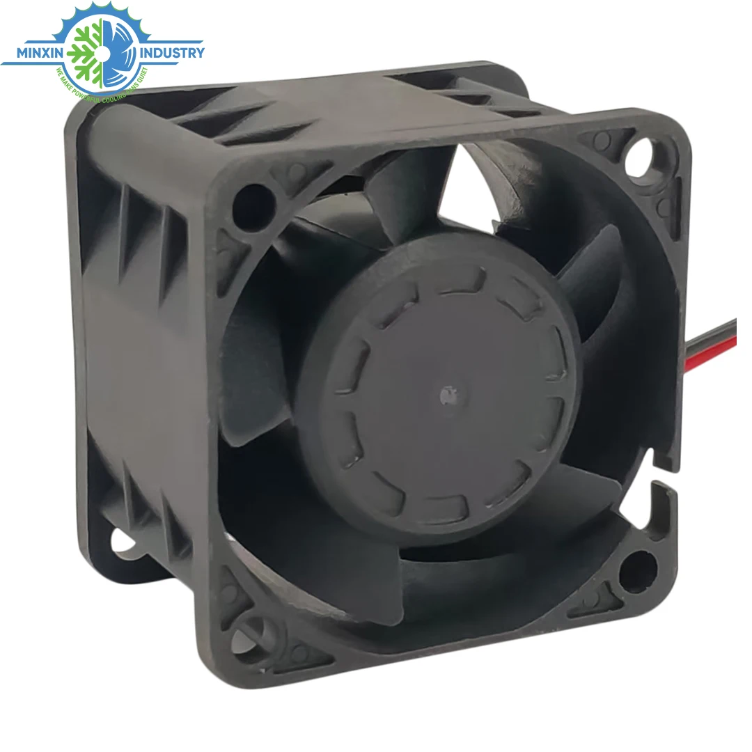 Manufacturer Wholesale DC12V Axial Flow Fan Ventilation Cooling Exhaust Fan Industrial Fan 40*40*28mm 12 Volt 24 Volt 48 Volt