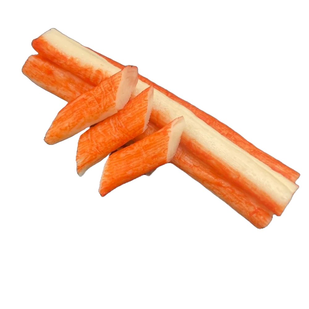 OEM HACCP Instant food Surimi based Frozen IMITATION CRAB MEAT Vacuum pack 500g Crab flavor Vietnam factory Asian salad topping