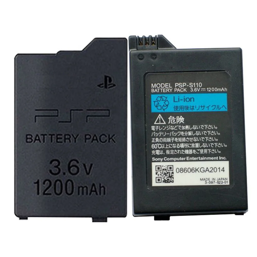 For Sony 1200mAh 3.6V Lithium Ion Rechargeable Battery Pack Replacement for Sony PSP 2000/3000 PSP-S110
