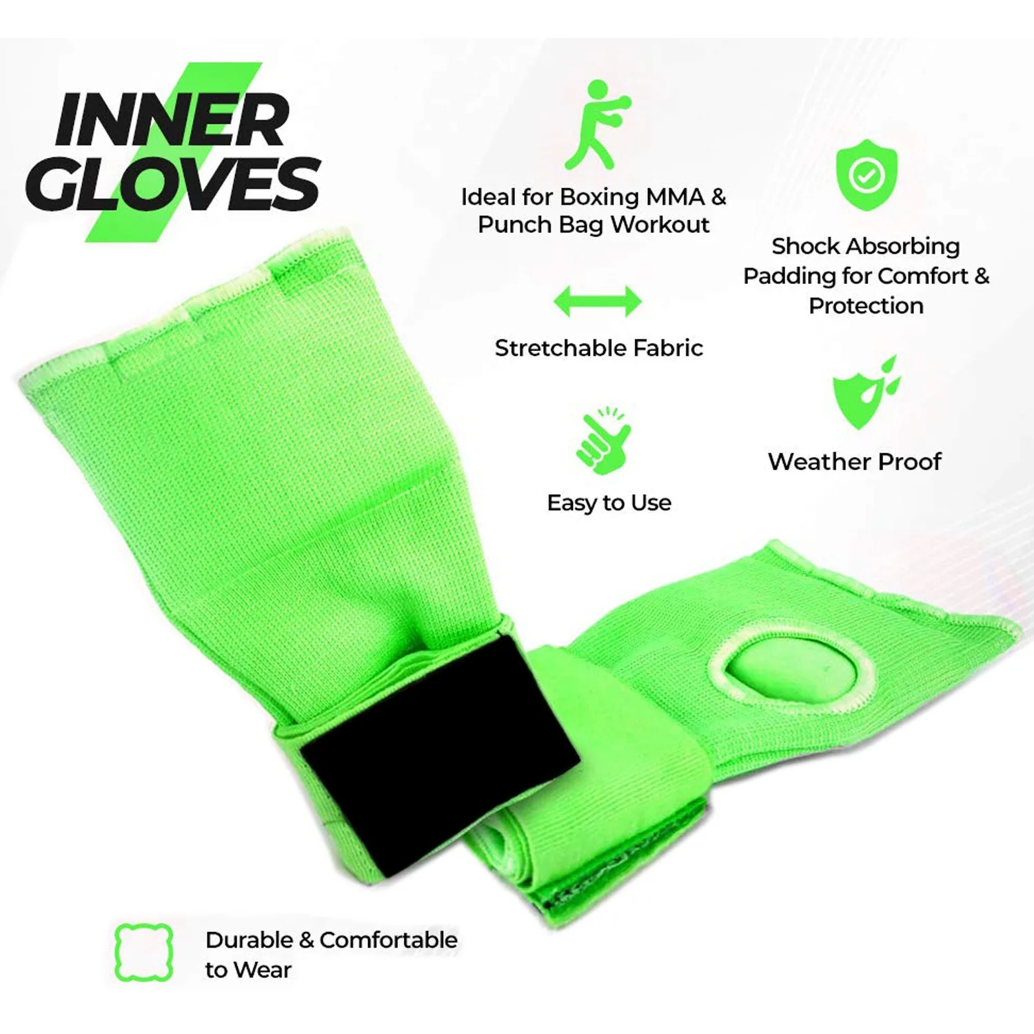 hot selling gel padded inner glove fist protector bandages boxing training hand wrap glove