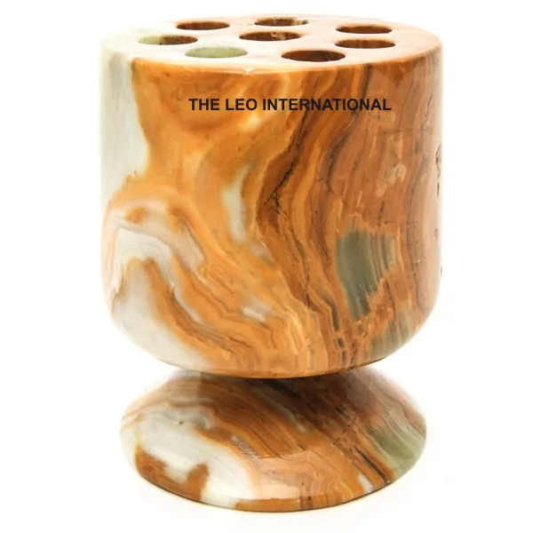 crystal beaded pen holder stationary desk organizer office accessories