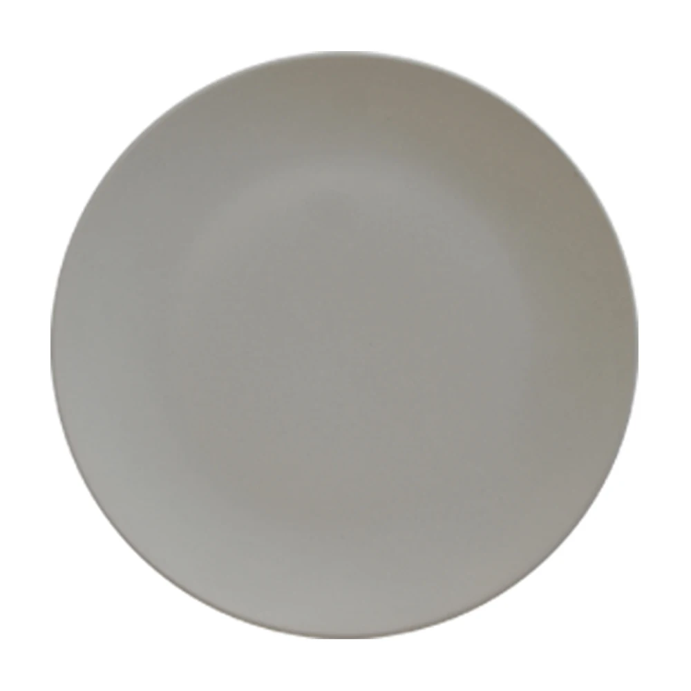 Wholesale grey ceramic dinner porcelain stoneware plates sets for wedding event restaurant hotel