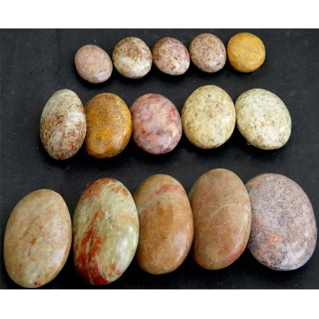 Горячие спа камни индийская ручная работа индийское Искусство Резной и лазерная гравировка красочные аксессуары для массажа тела спа-салона массажер шеи