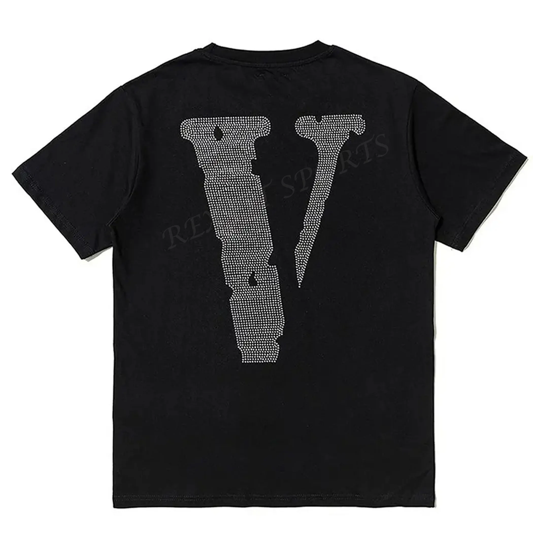 Comfortable Custom Made Plus Size Street Wear Heavy Cotton Fabric Rhinestone Men T-shirts Available At Wholesale Rates