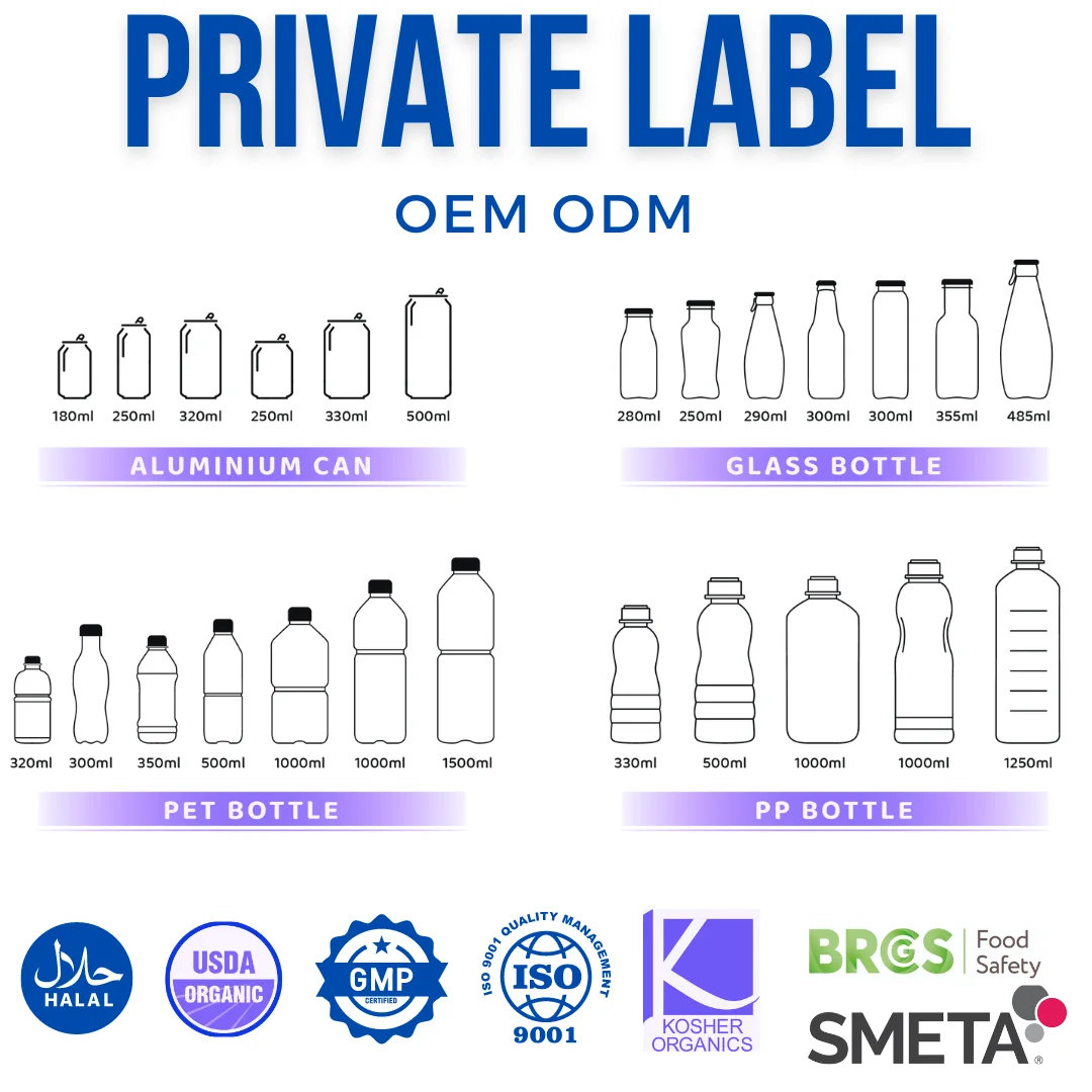 Энергетический напиток 500 мл разные вкусы (24 упаковки) без сахара полезный витамин С незаменимый А электронные витамины оптовый поставщик OEM