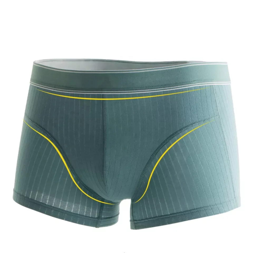 Factory directly men sexy underwear seamless low rise comfortable boxers briefs underwear with pouch