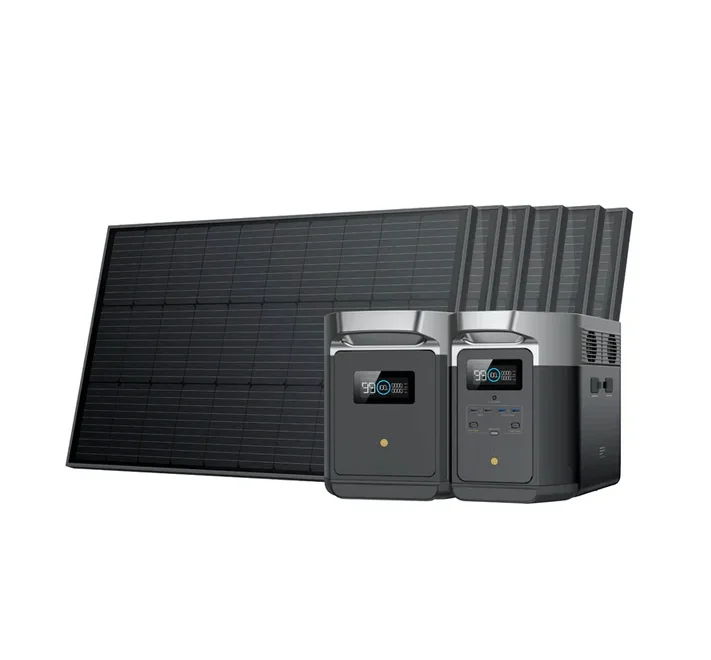 DELTA Pro 3.6KWh Portable Power Station Solar Generator High Quality 23% High Efficiency 5 AC Outlets Available EU US UK Plug