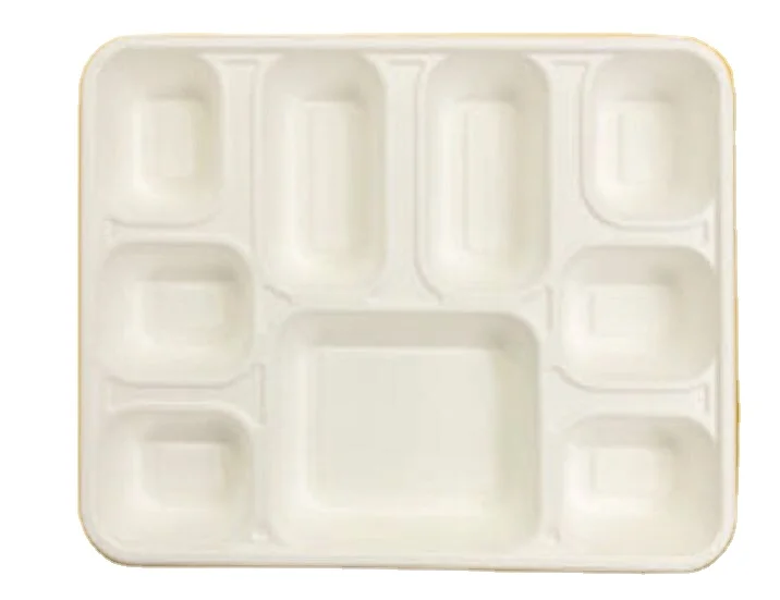 Export Quality 9 Compartment Meal Fast Food And Snacks Dishes And Dinnerware Plates