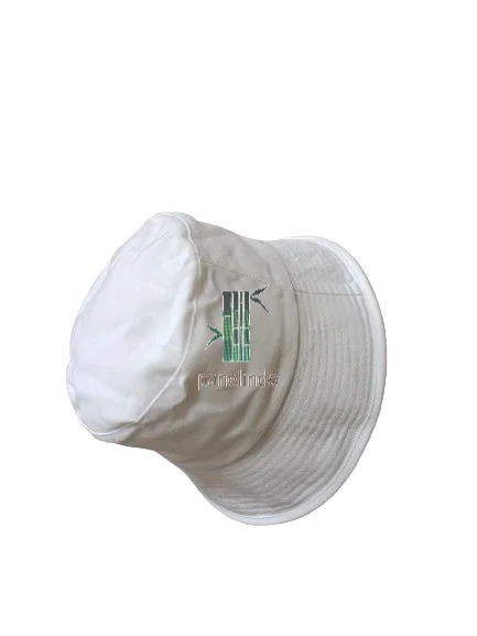 Summer Fashion Canvas Bucket Hat with Wire Embroidered Designer Logo Argyle Printed Silk Daily/Casual/Cycling Applicable Visor