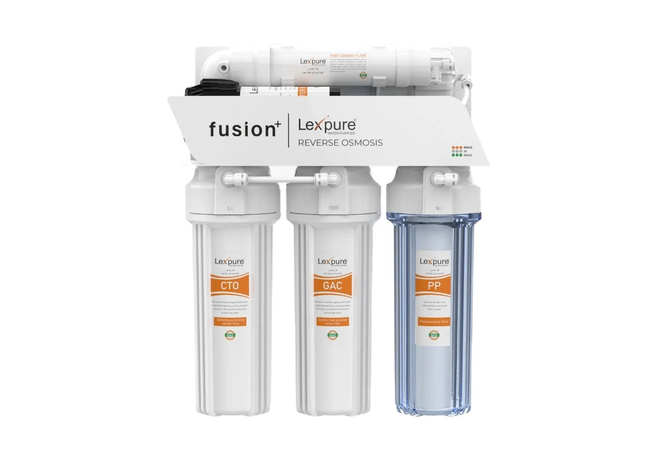 Lexpure Fusion RO system 75/100 gpd 5,6,7 stage filter Booster pump 2000/3000/4000 tds membrane filtration with Faucet