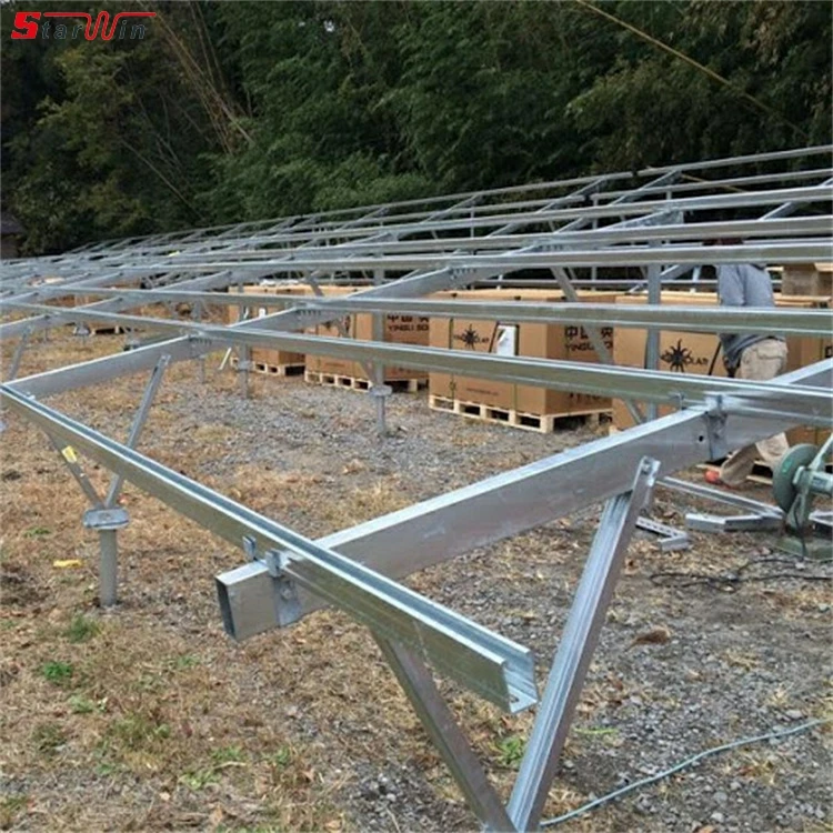 Hot Selling Solar Panel  Mounting System Complete  C Type Ground L Solar Bracket