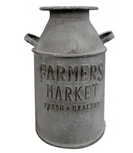 Spun Metal Standing Planter Brass iron Galvanized hot sale