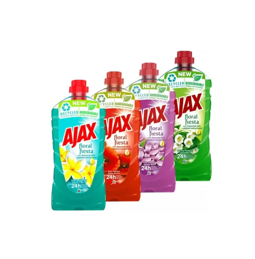 AJAX Цветочные Fiesta полевые цветы 1000 мл для чистки пола и поверхности