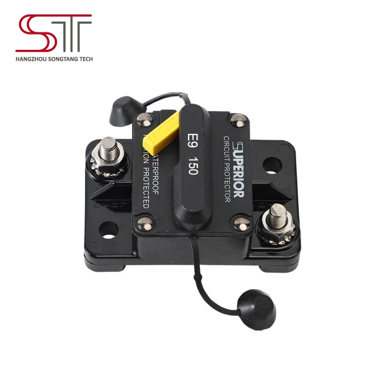 E98 150A manual reset switchable waterproof electrical car circuit breaker