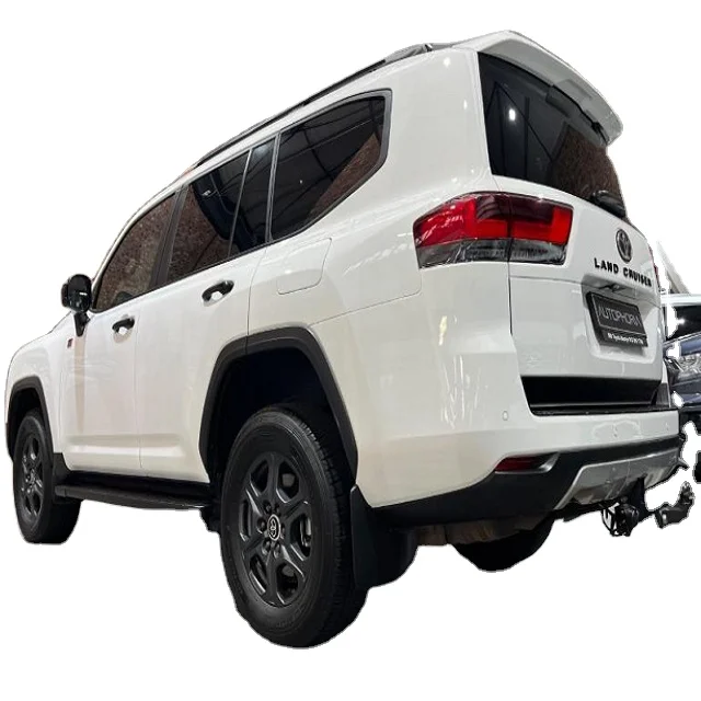 Б/у Toyotaa Landcruiser внедорожник 4x4 V8 автоматические кожаные сиденья R15 Шины топливные FWD привод левый правый руль металлические распродажа