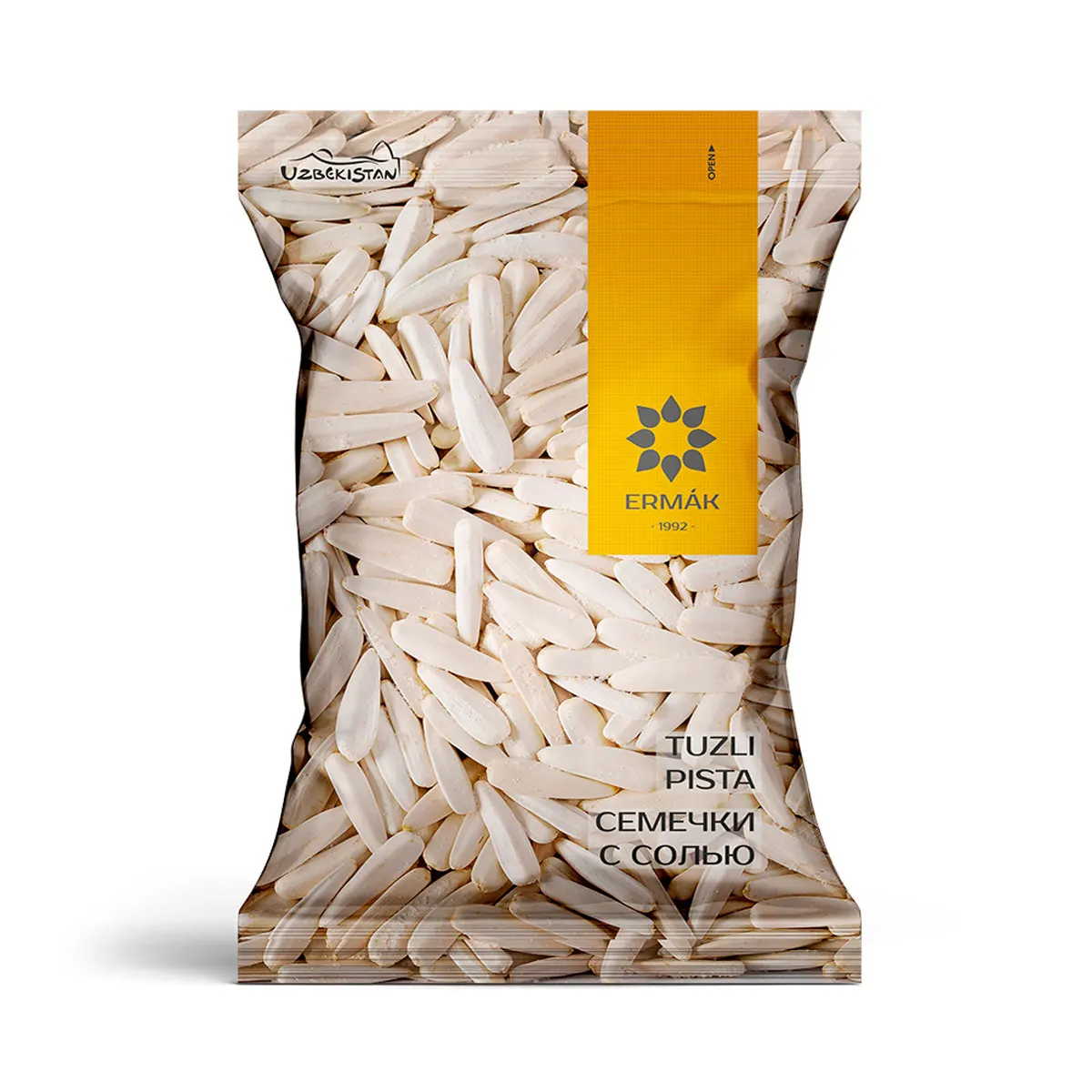 White sunflower seeds 100g with salt mild nutty flavor and firm but delicate texture wholesale low price
