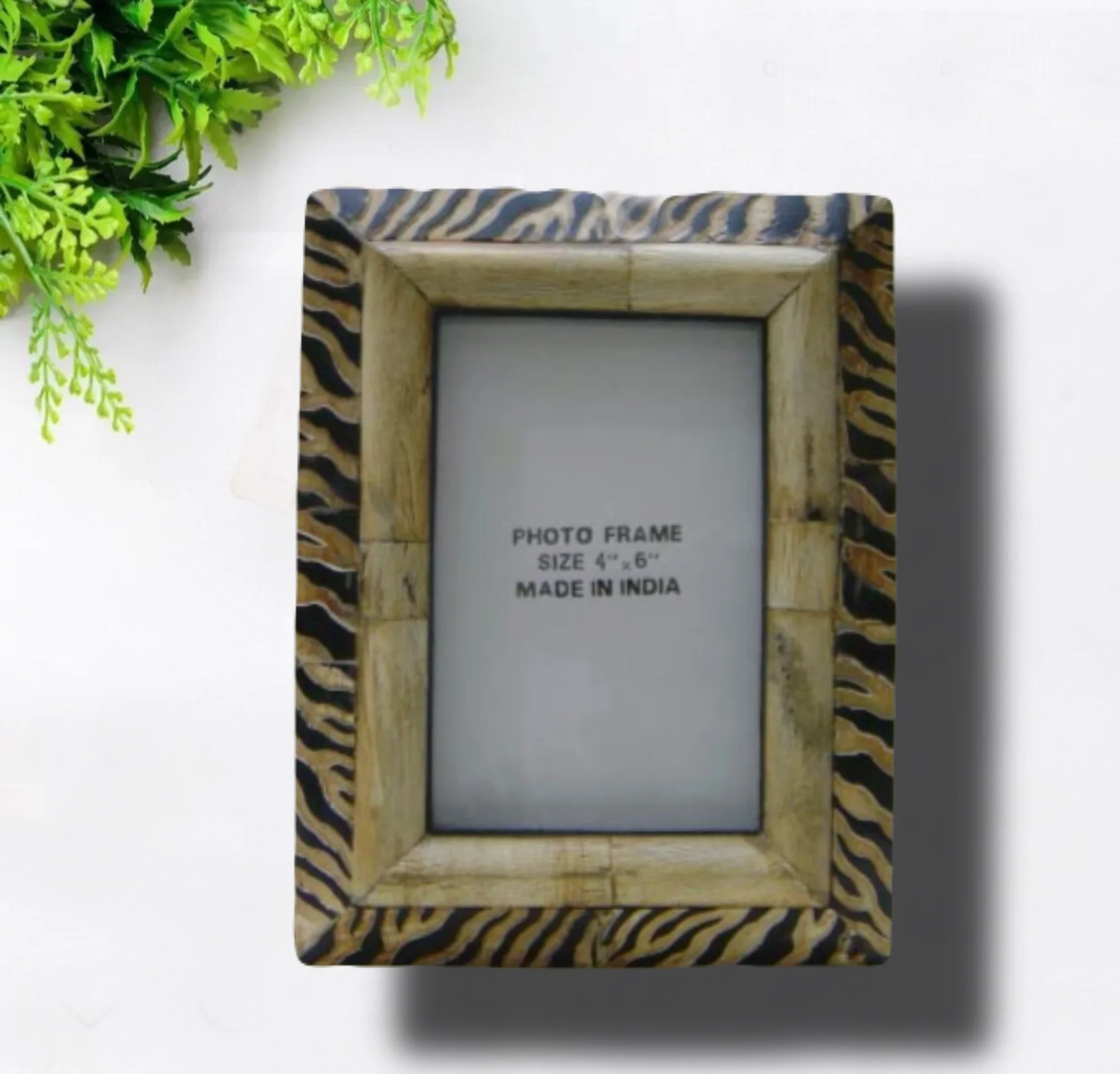 Classic Export quality Buffalo Horn Bone Wooden Photo Frame Home Decor Living Room Gift Items