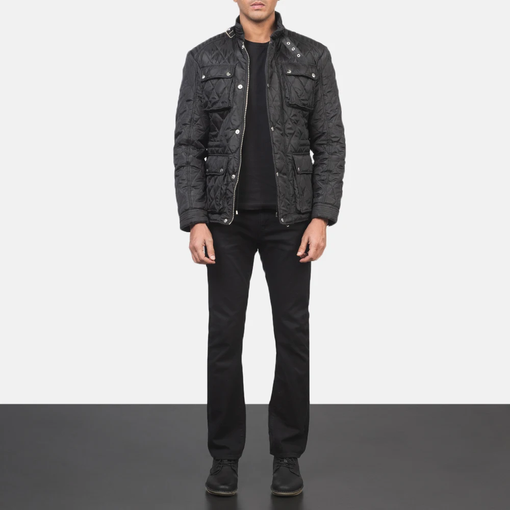 Latest wholesale men puffer jackets high quality cheap price Hooded Winter Black Coat mens padded jacket