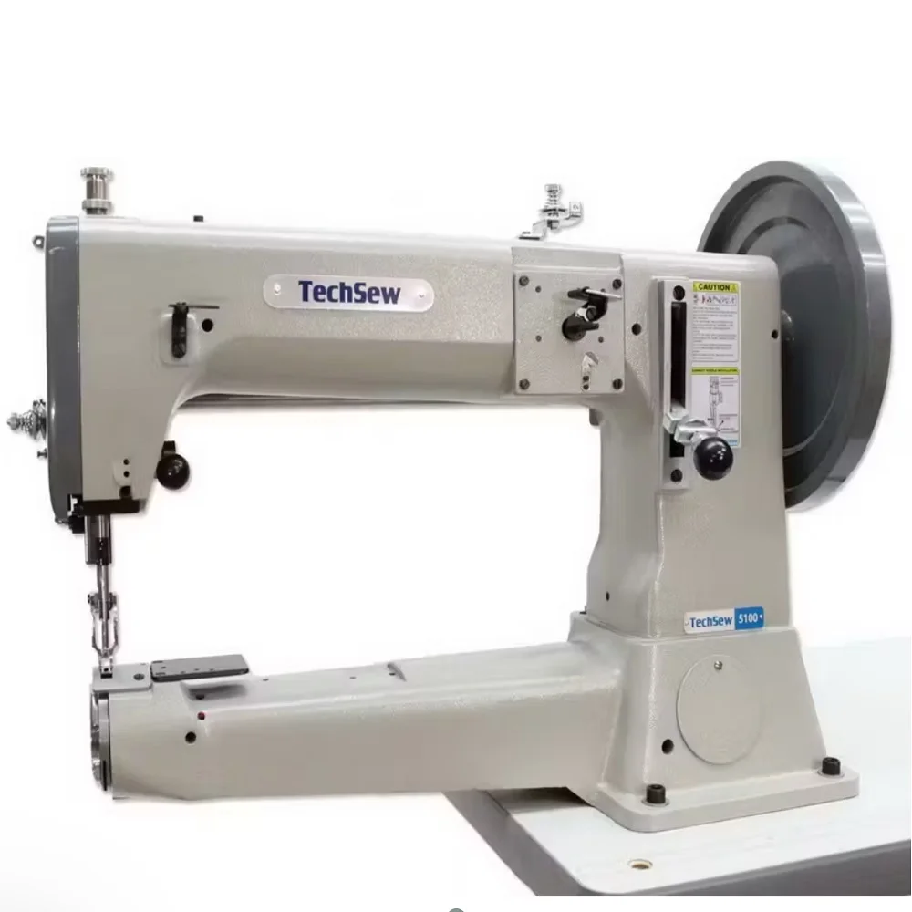New Techsew 5100 5200 ALL MODEL Fully Loaded Package 16 Cylinder Heavy Duty Compound Feed Industrial Sewing Machine