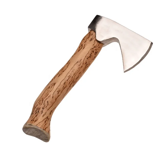 Customized High Carbon Steel Camping Hatchet  Prefect Grip And Balanced Axe With Protected Cover