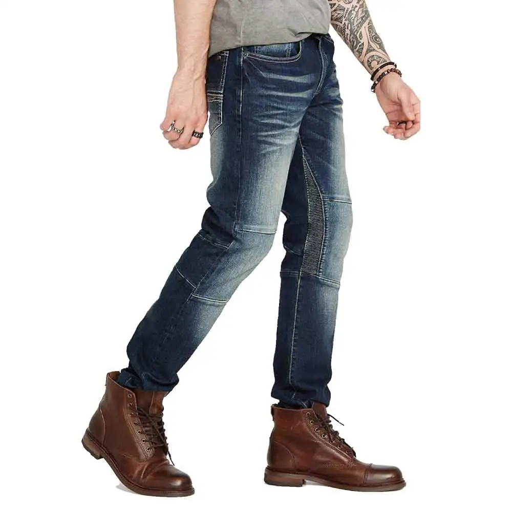 Wholesale Jeans  Pant Men S Denim Jeans Softener Breathable Ripped Boys Casual JIN Custom Print Summer Cotton Spandex Picture