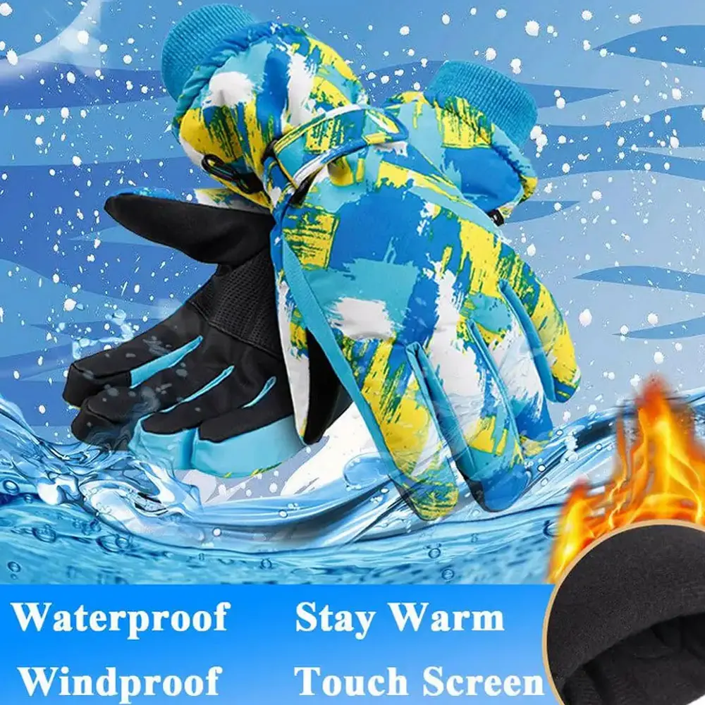 Водонепроницаемые зимние лыжные перчатки