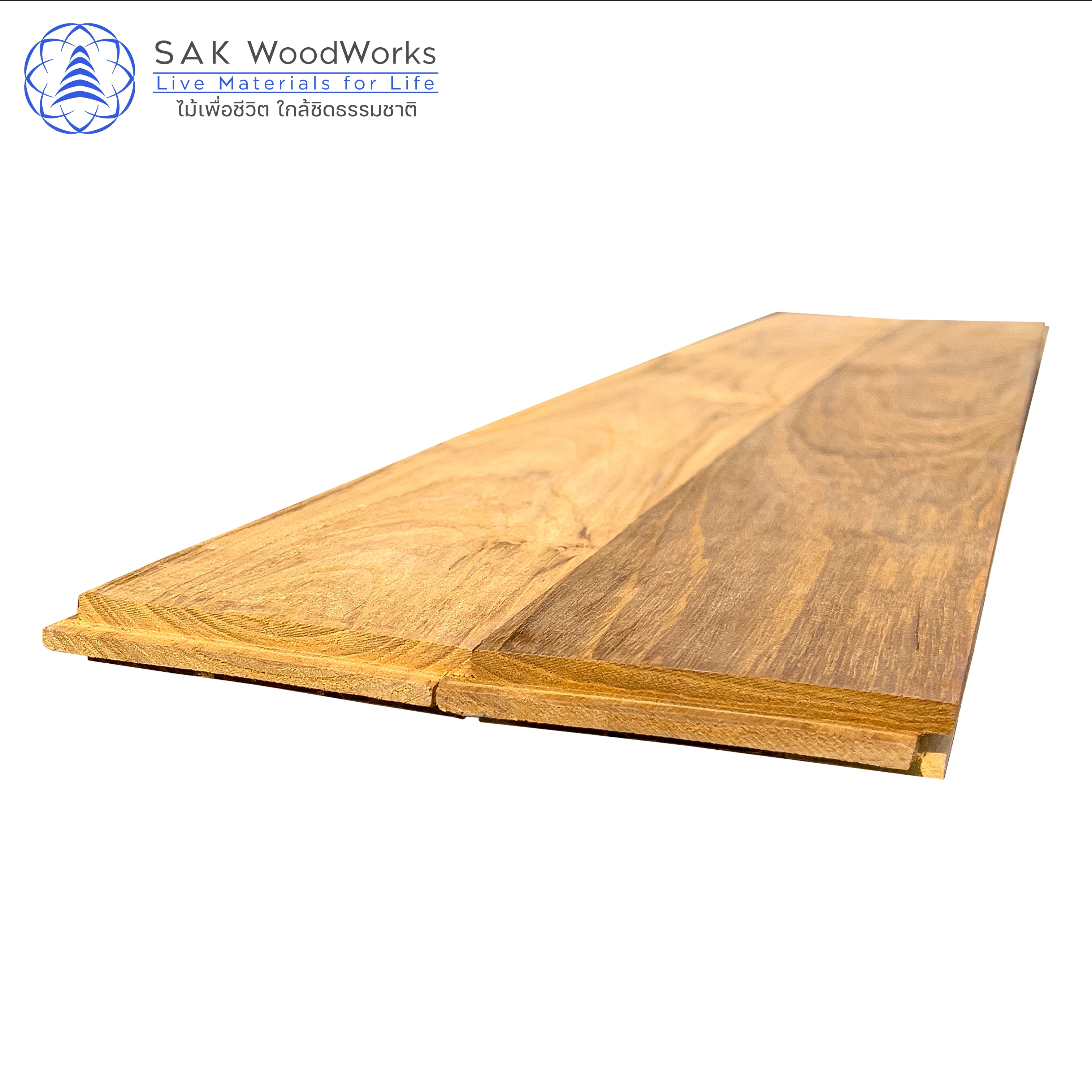 Объемный устойчивый Тиковый паркет 15x90x900 мм от SAK WoodWorks прочная древесина для крупномасштабной установки полов