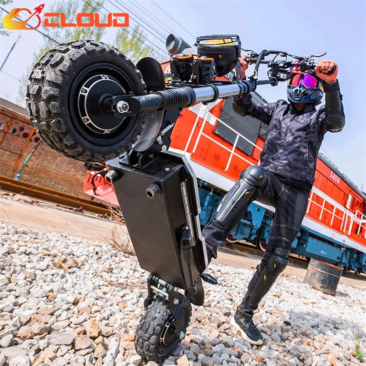 5600 Вт 60 в 11 дюймов внедорожный электрический скутер 50 миль/ч Германия электроскутер дальнего