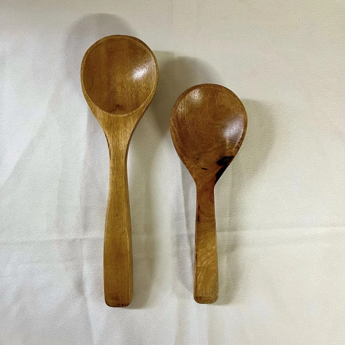 beautiful Eco Friendly AMERICAN style wooden flatware set wooden spoon and fork set HANDMADE WOODEN SPOON SET
