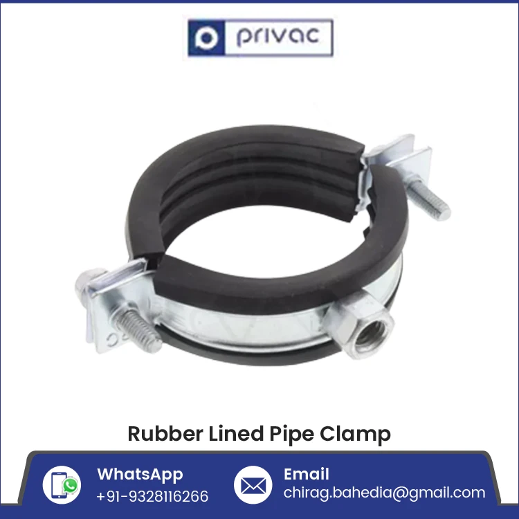 Pipe Support Rubber Lined Split Clamp