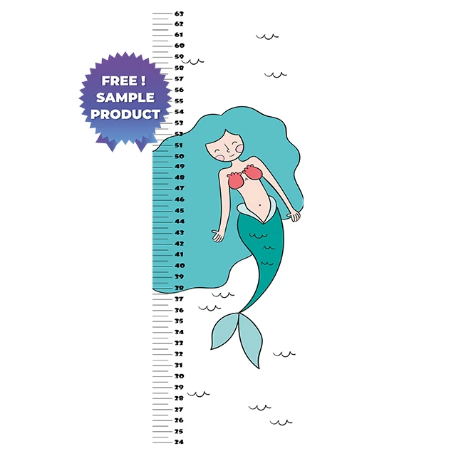 Dry Erase Growth Chart For Kids Model-3 Reusable Durable Polystyrene Material Holds The Surface With Static Electricity