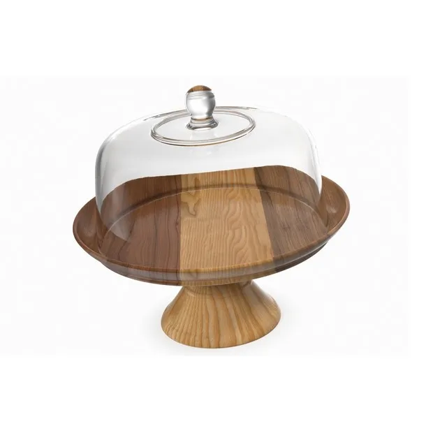 Luxury Style Wood Cake Stand Home and kitchen where Used Round shape Restaurant And High Quality Table Decoration Cake Stand
