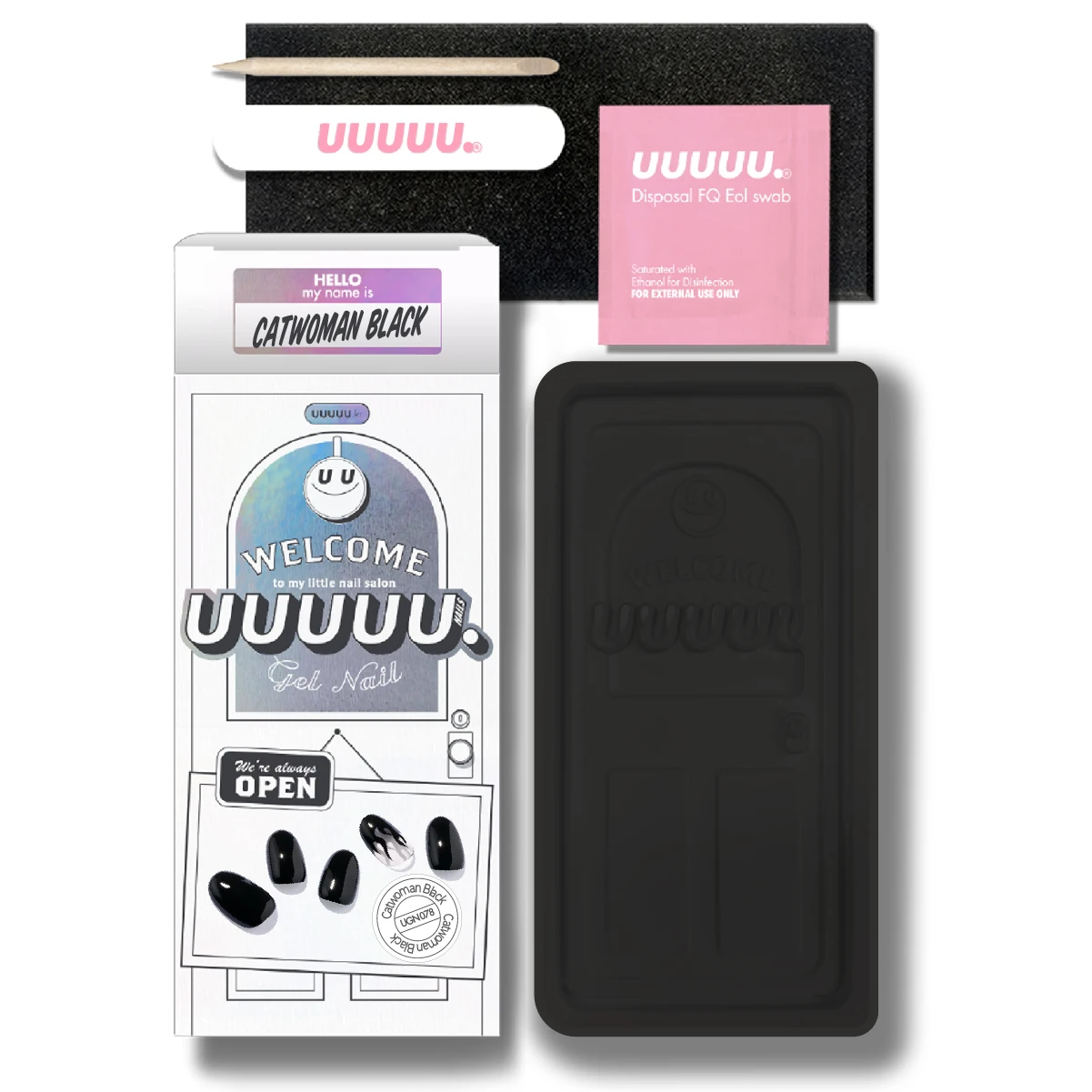 Korean 100% Real Salon Quality Press on gel nails Gel Nail sticker manicure Wholesale Certified