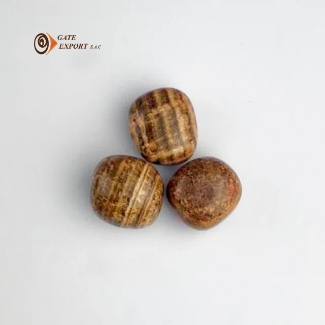 ARAGONITE TUMBLED ROCK MINERAL FROM PERU /  PERUVIAN / 100% NATURAL / GOOD ENERGY