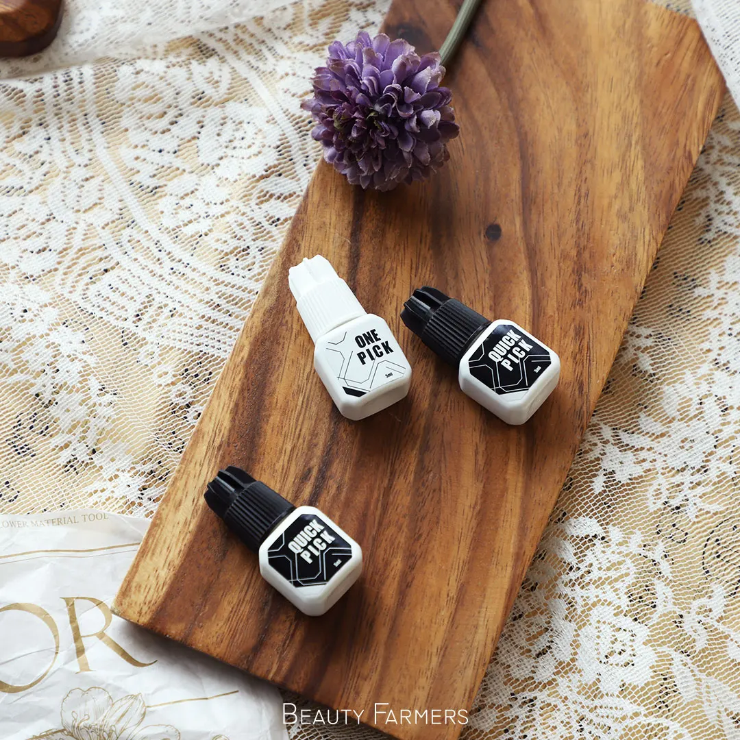 Korea High Quality Wholesale Eyelash Extension 0.5 Seconds Quick Pick & One Pick Glue Private Label OEM