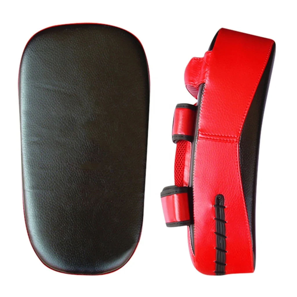 Kick Pad Boxing Karate Pad Genuine Leather Muay Thai MMA Taekwondo Martial Art Kick Thai Pads