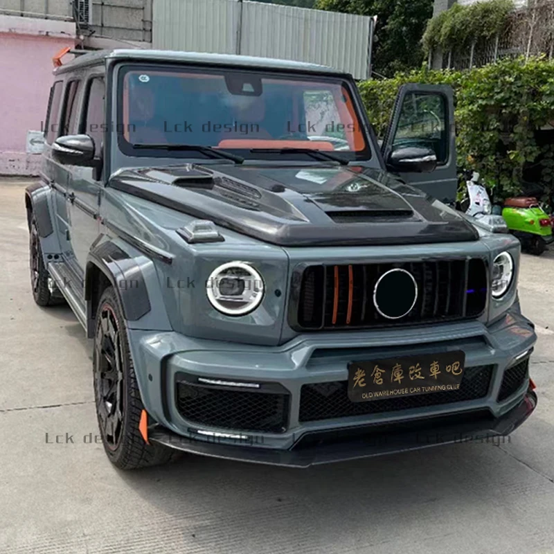 Автомобильные запчасти G900 для Benz G Class W464 G500 G550 G63 комплект кузова передний бампер капот спойлер задняя крышка шины решетка