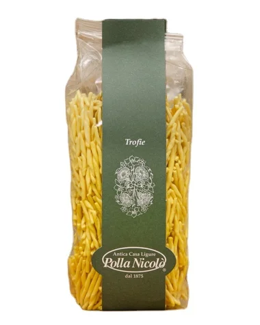 Artisanal TROFIE from Liguria -  TYPE OF ITALIAN PASTA by Polla - A family company