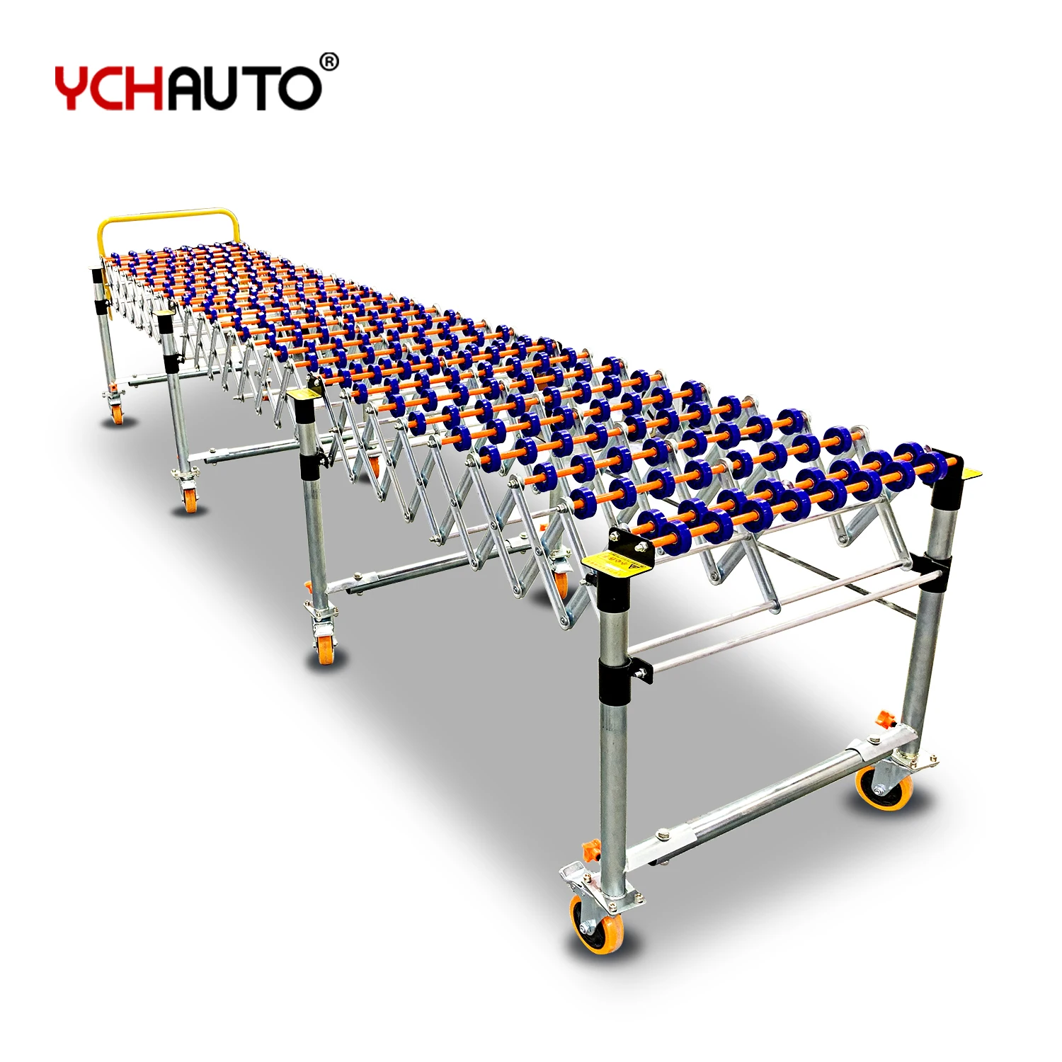 Factory supplier Gravity Flexible Expandable Plastic Skate Wheel Roller Conveyor For Warehouse Unloading Waters