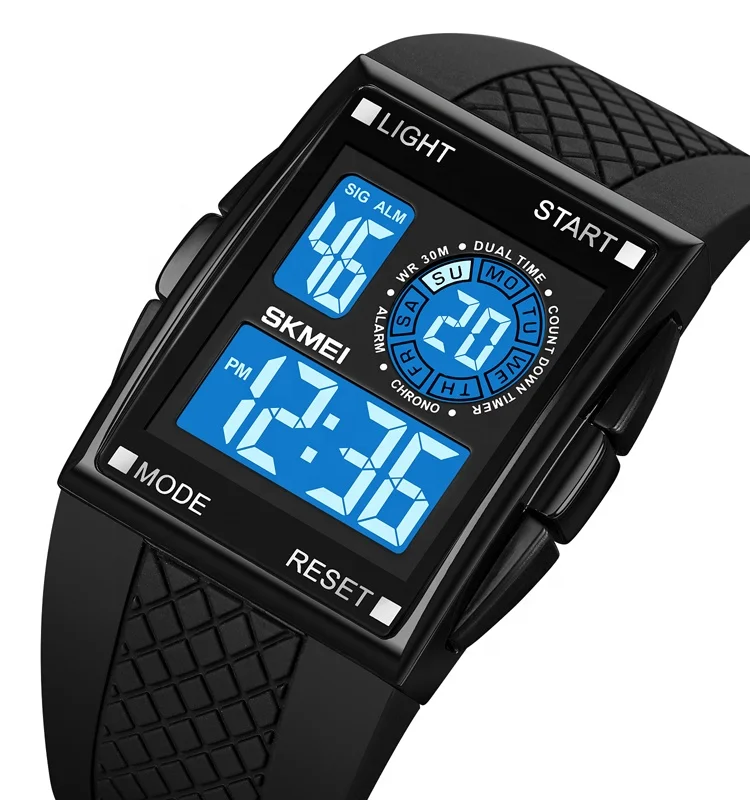 SKMEI Watch 1967 Women Man LED Digital Electronic Sports Chronograph Watch