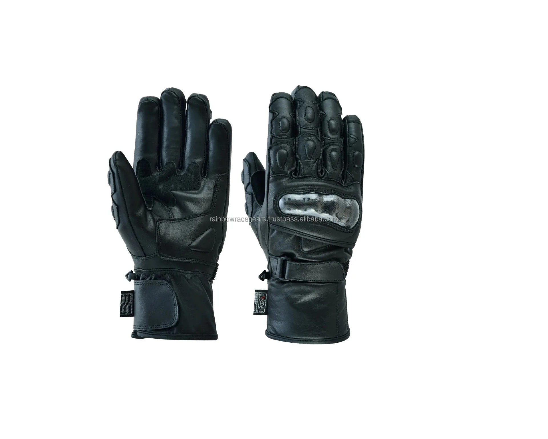 Vintage Winter Riding Gloves for Motorcycle Waterproof with Protections for Comfort and Safety