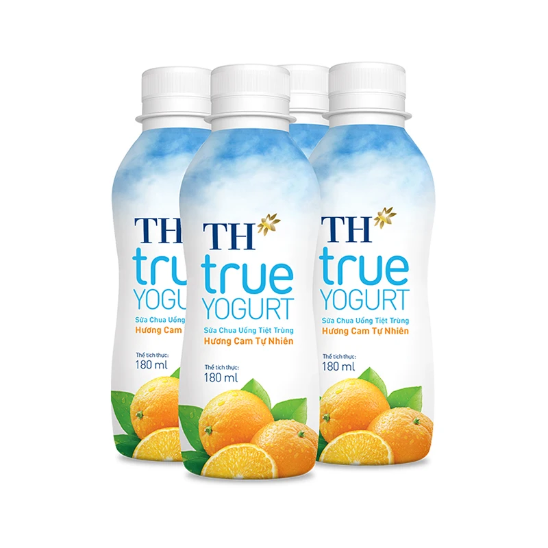 UHT Drinking Yogurt Natural Orange Dairy Products Nutrition Vitamins Delicious High Quality Fruity Yogurt