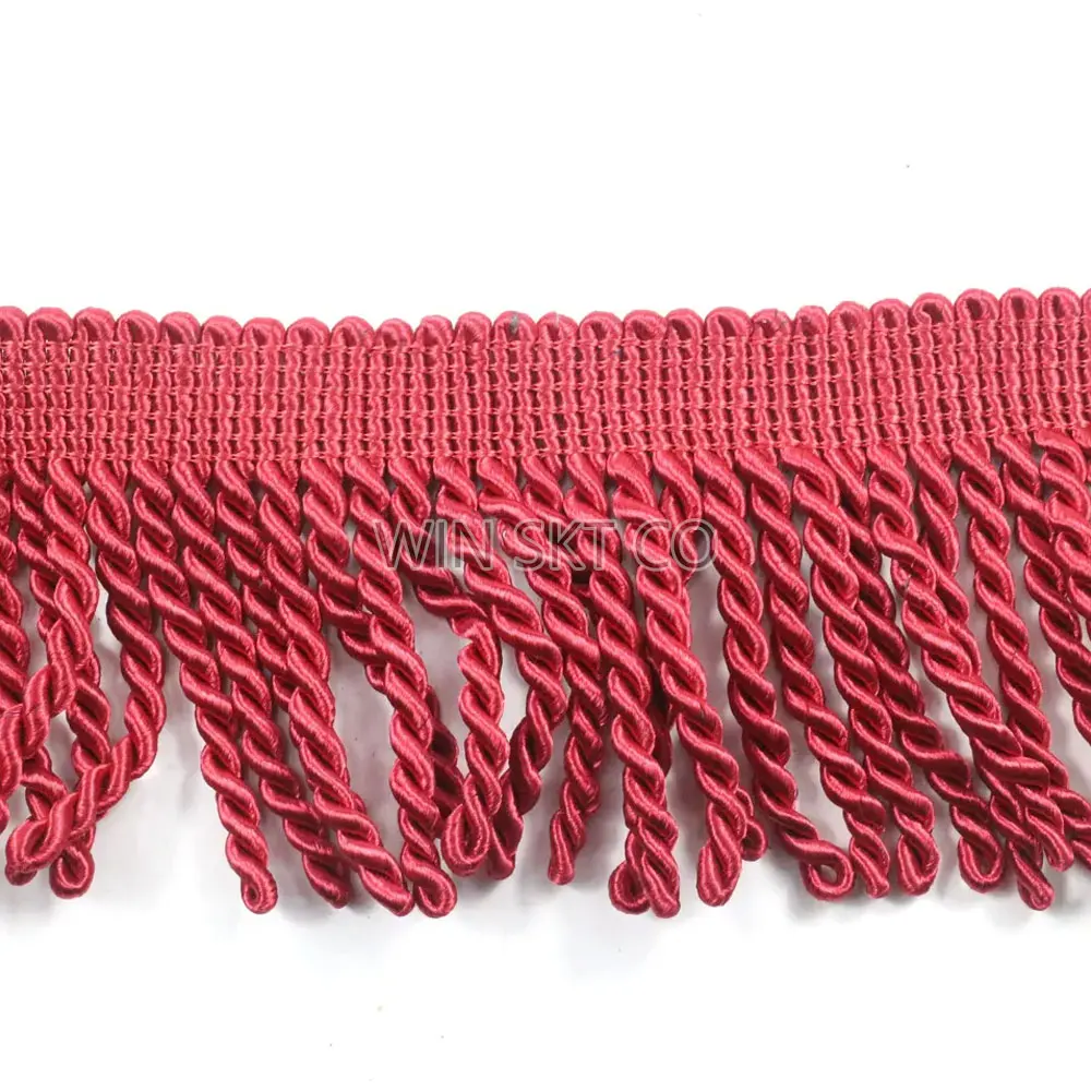 Best Price OEM Professional Manufacturer Twisted Bullion Fringe for Decorative Curtain Garments Home Textiles Tassels