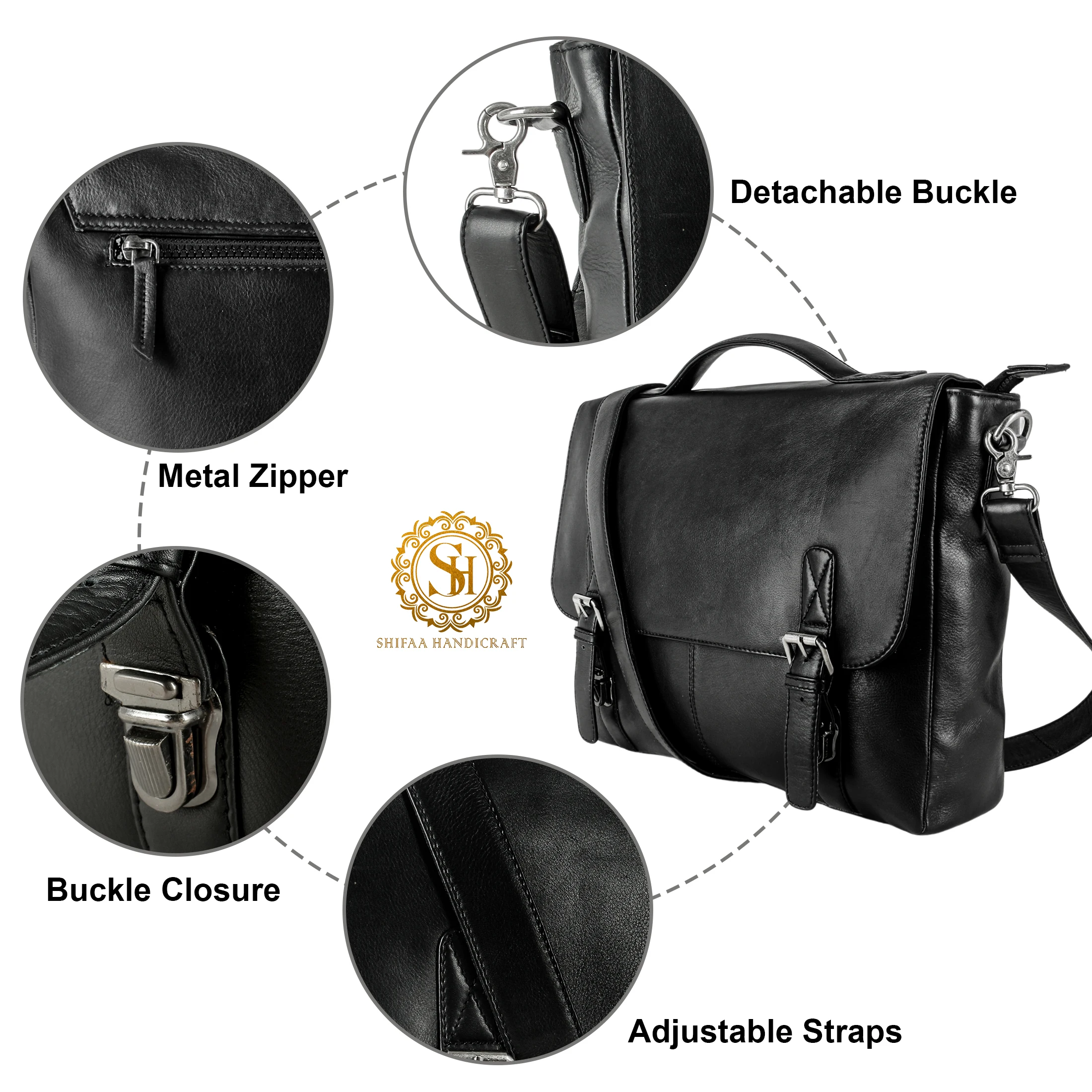 Wholesaler Classic Laptop Messenger Office bags for men