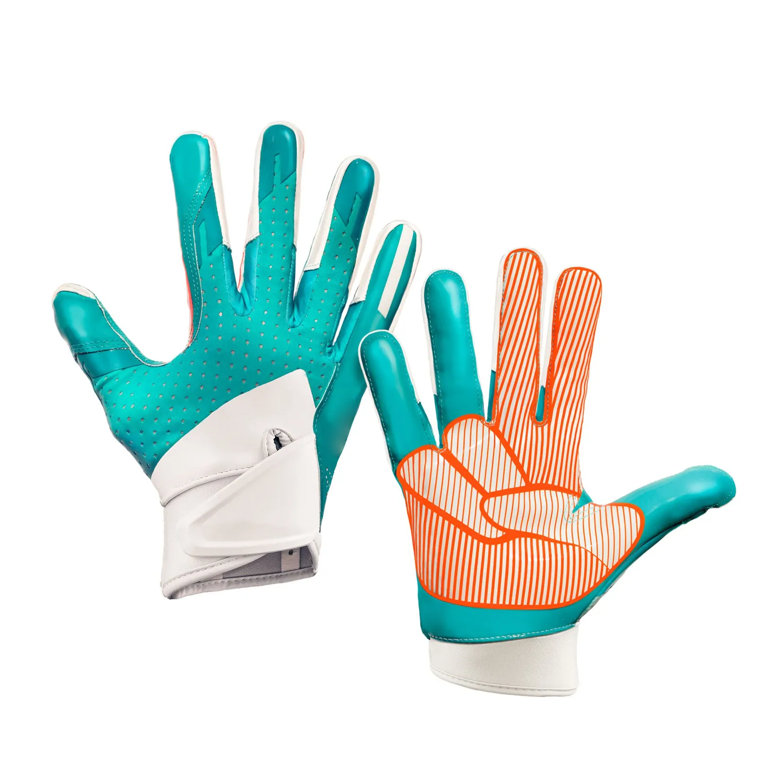 Original Wholesale Custom Youth American Football Player Football Receiver Football Gloves